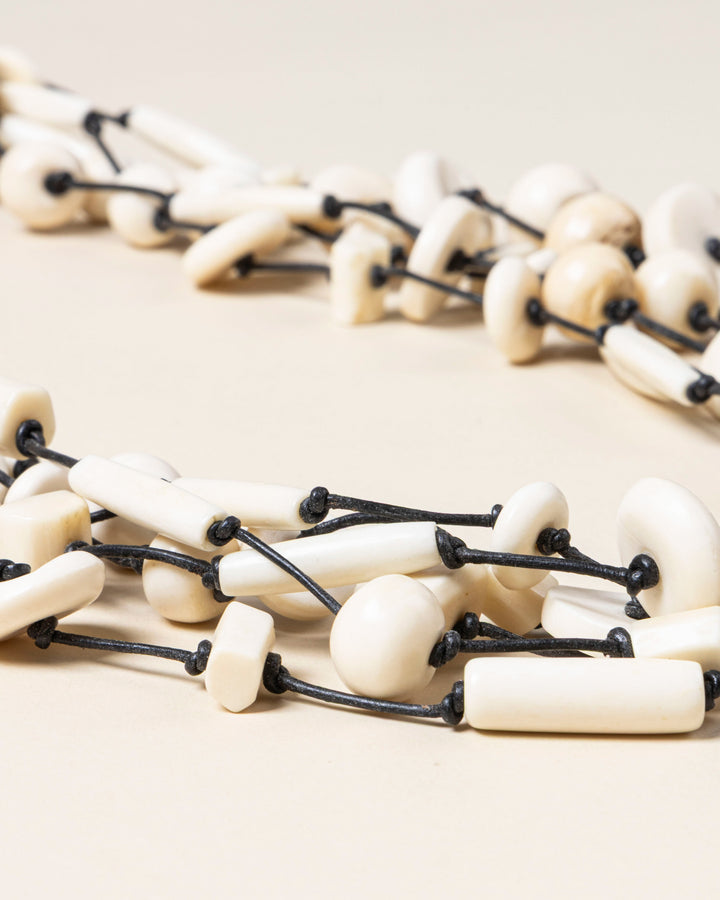 Augustine Mix Bone Necklace