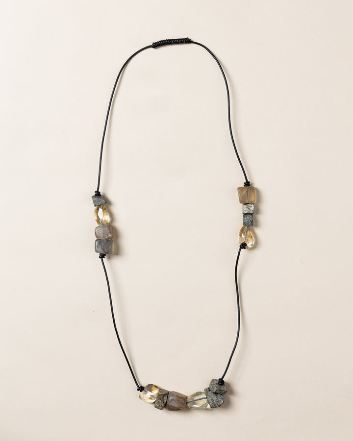 Mayumi Mix Material Necklace
