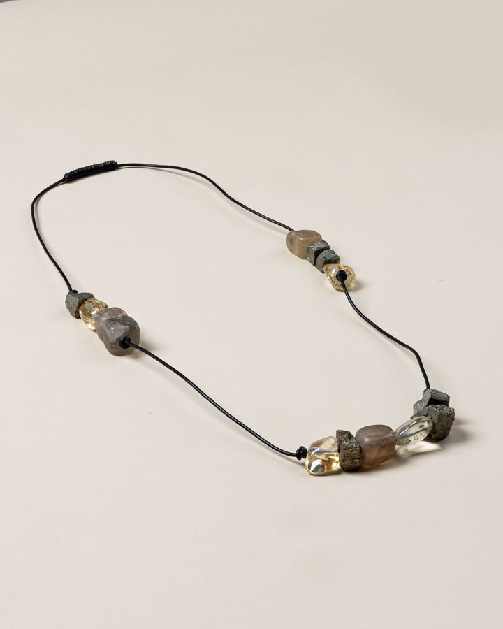 Mayumi Mix Material Necklace