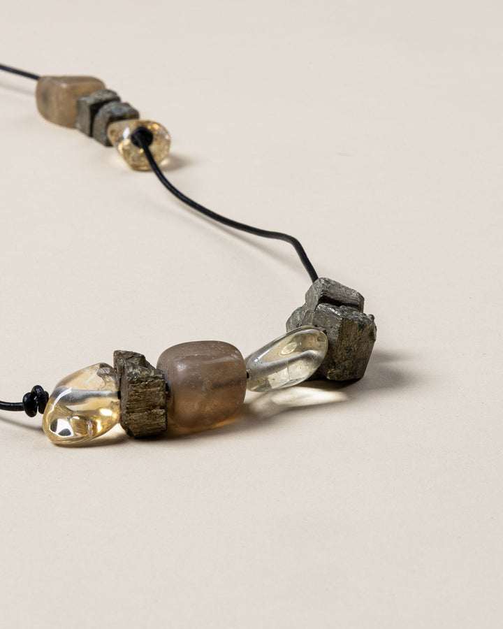 Mayumi Mix Material Necklace