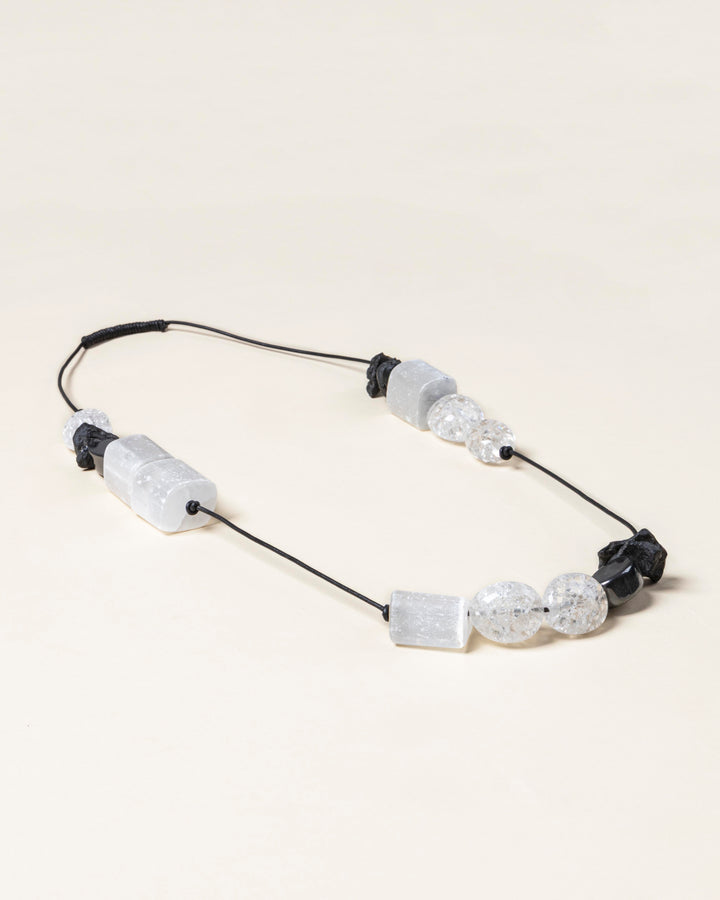 Lucy Mix Material Necklace