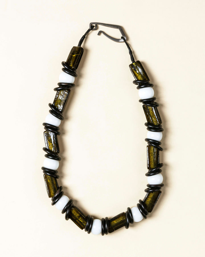 Ariana Mix Material Necklace