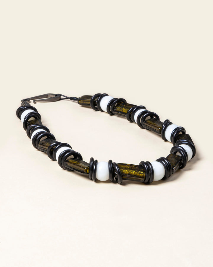 Ariana Mix Material Necklace