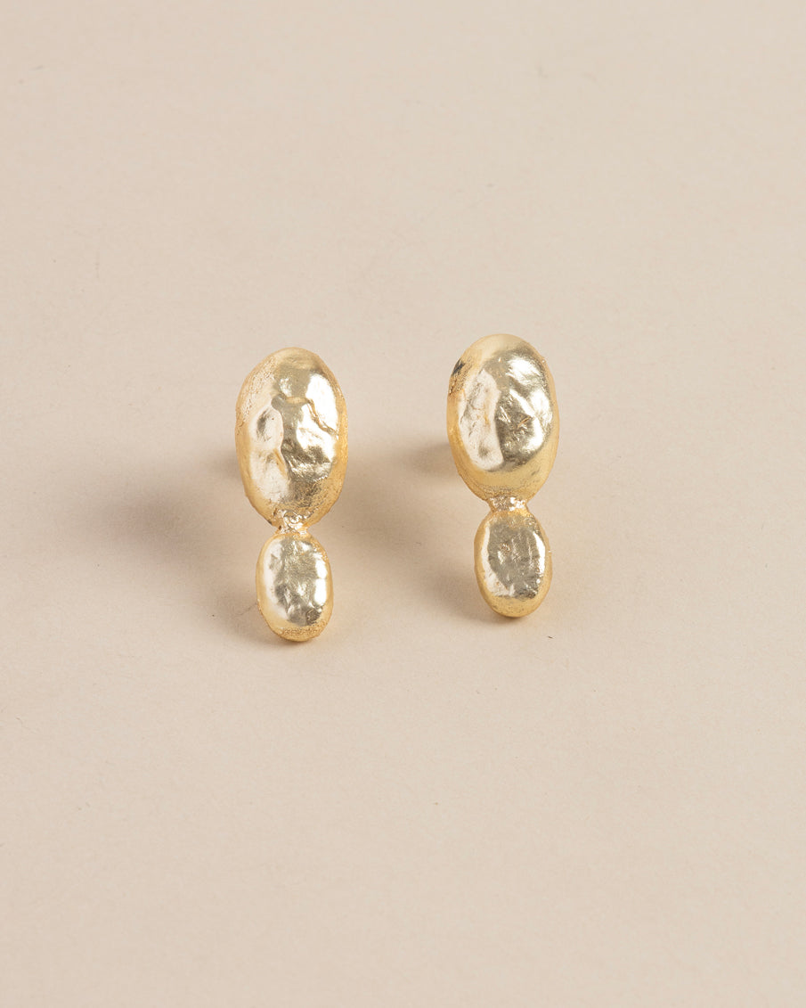 Elena Brass Earrings