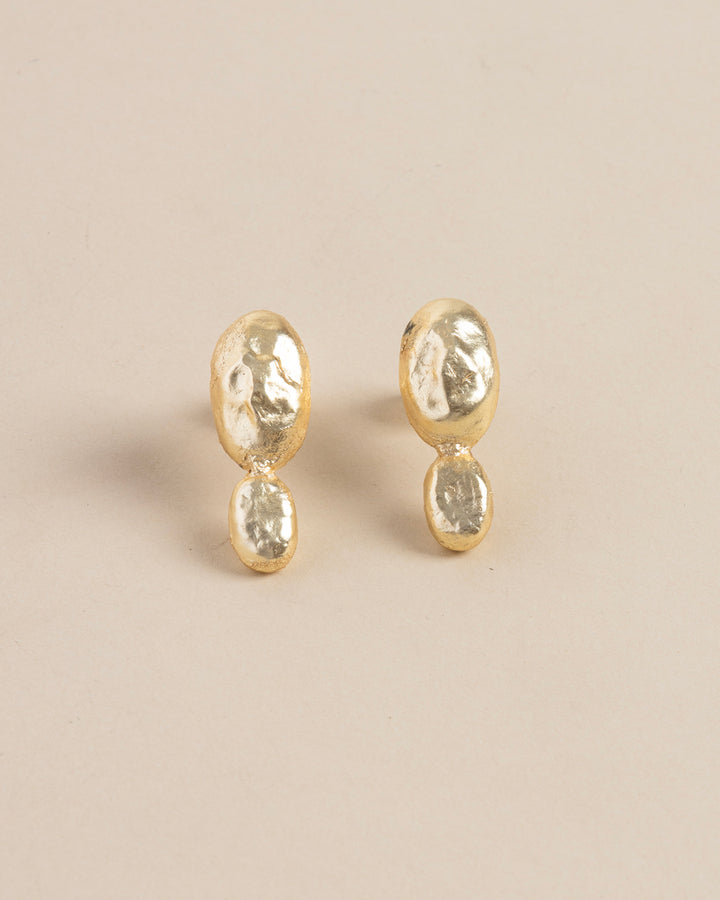 Elena Brass Earrings