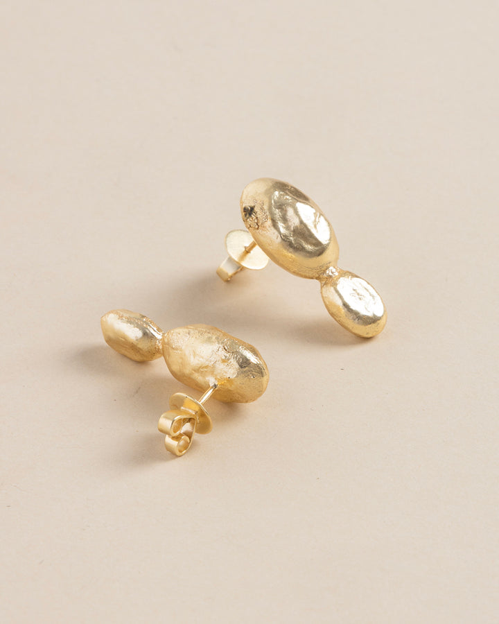 Elena Brass Earrings