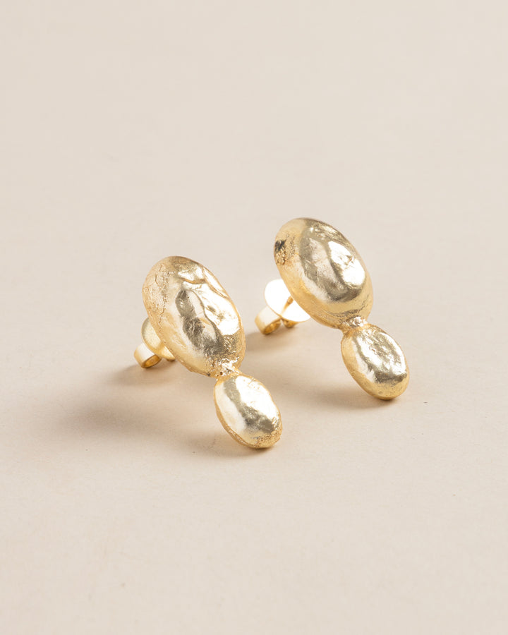 Elena Brass Earrings
