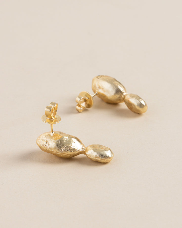 Elena Brass Earrings