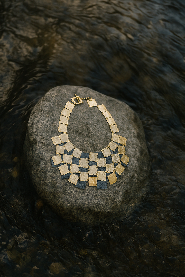 Doriane Brass Necklace