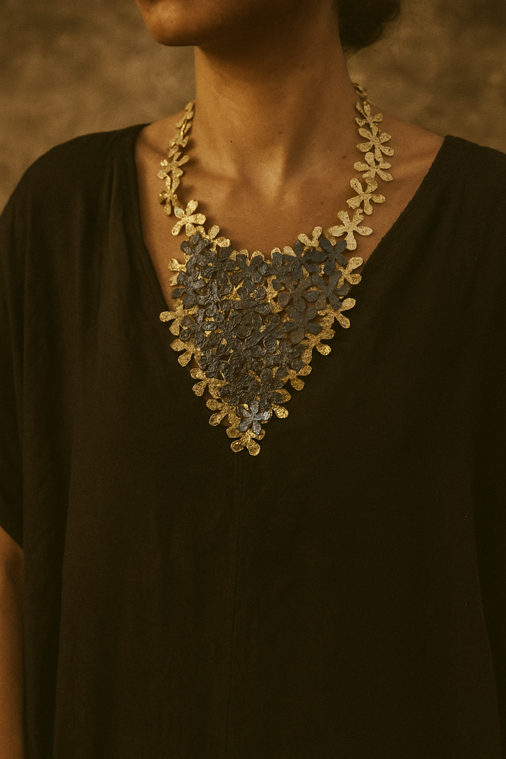 Dorothea Brass Necklace